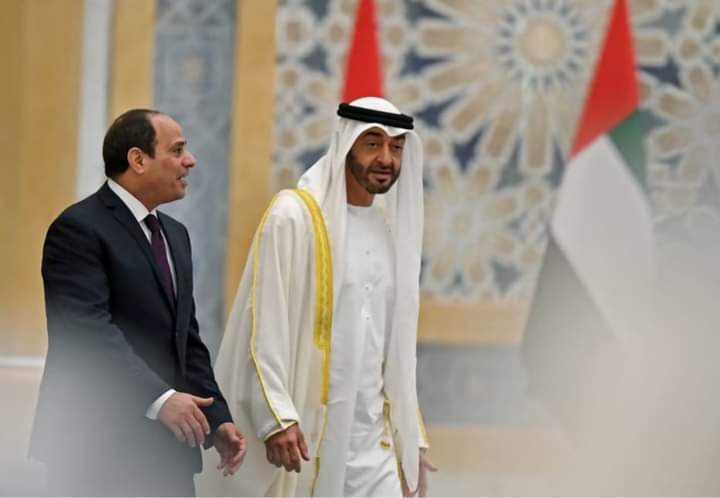 الرئيس السيسي يقدم العزاء لـ الشيخ محمد بن زايد في وفاة هزاع بن سلطان آل نهيان